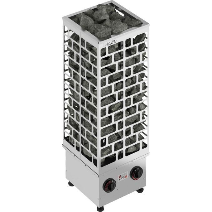 Электрическая печь SAWO CUBOS CUB3-90NB-P (9 кВт, встроенный пульт управления, нержавейка)